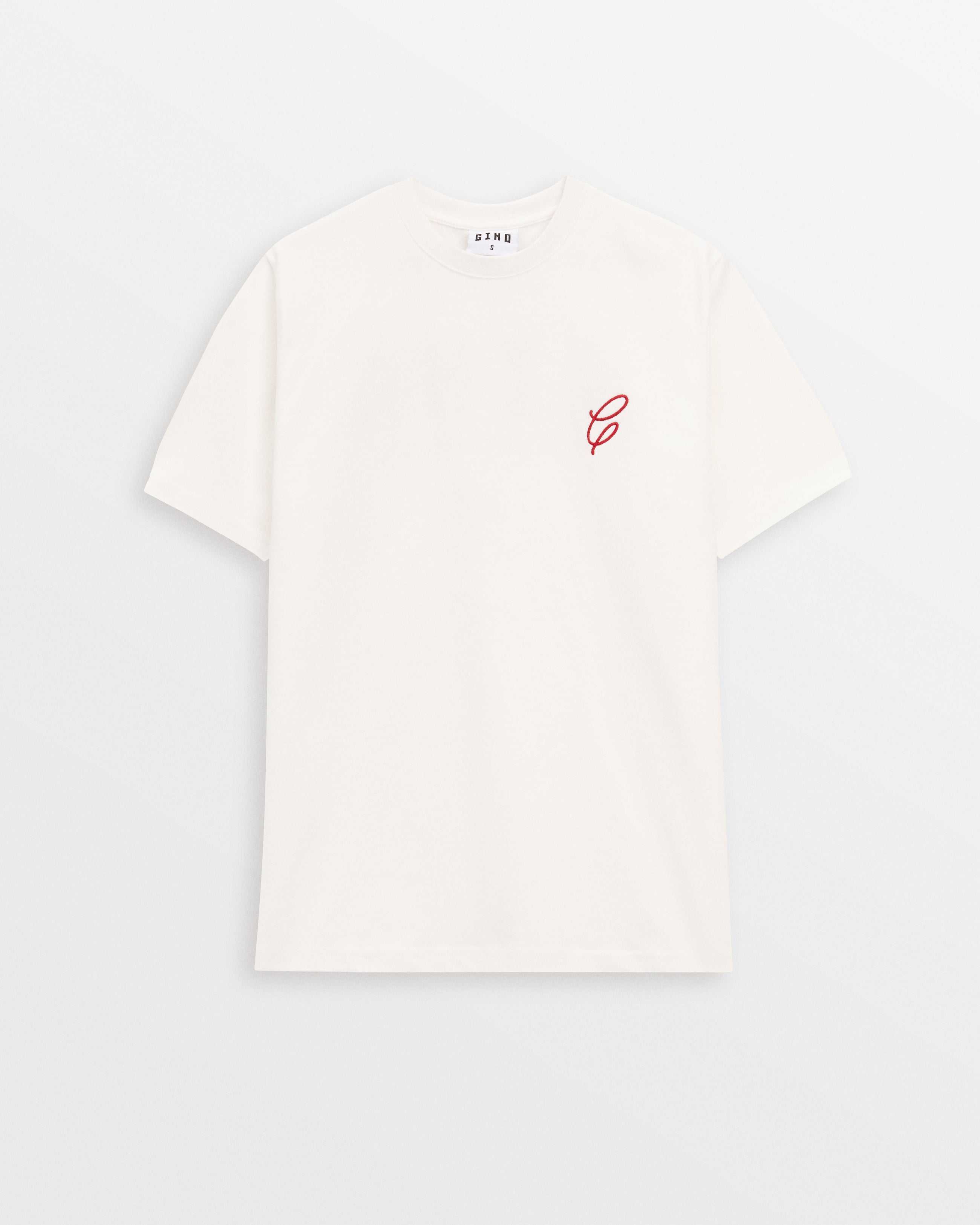 Signature G White Tee