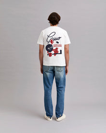 Effortless Print White Tee