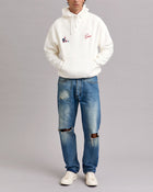 Gino White Hoodie