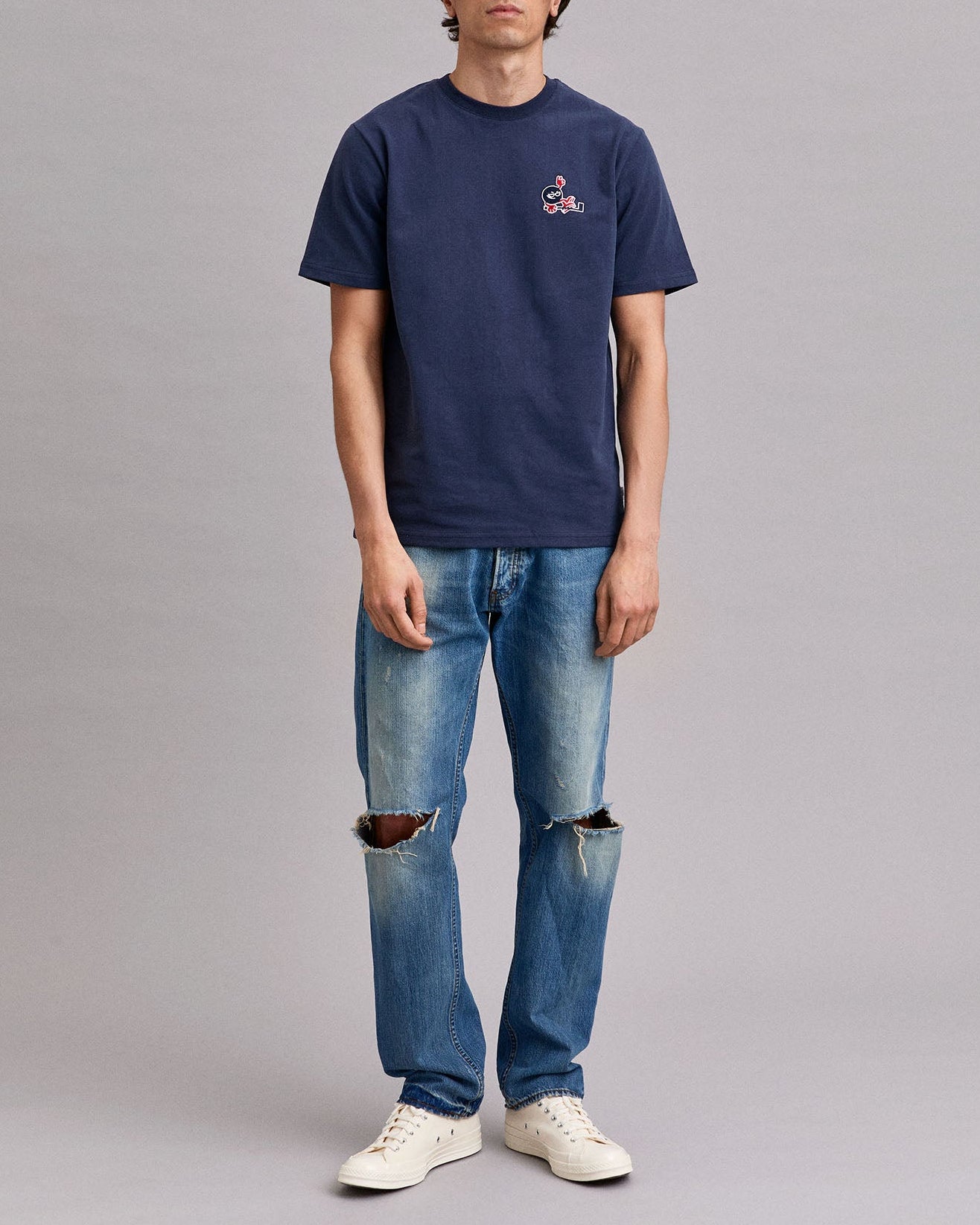 Gino Patch Navy Tee