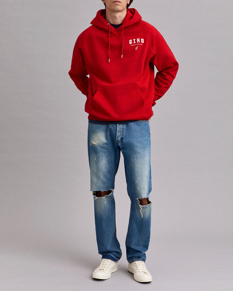 Effortless Red Hoodie