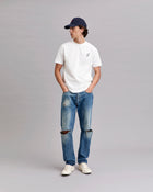 Effortless Print White Tee