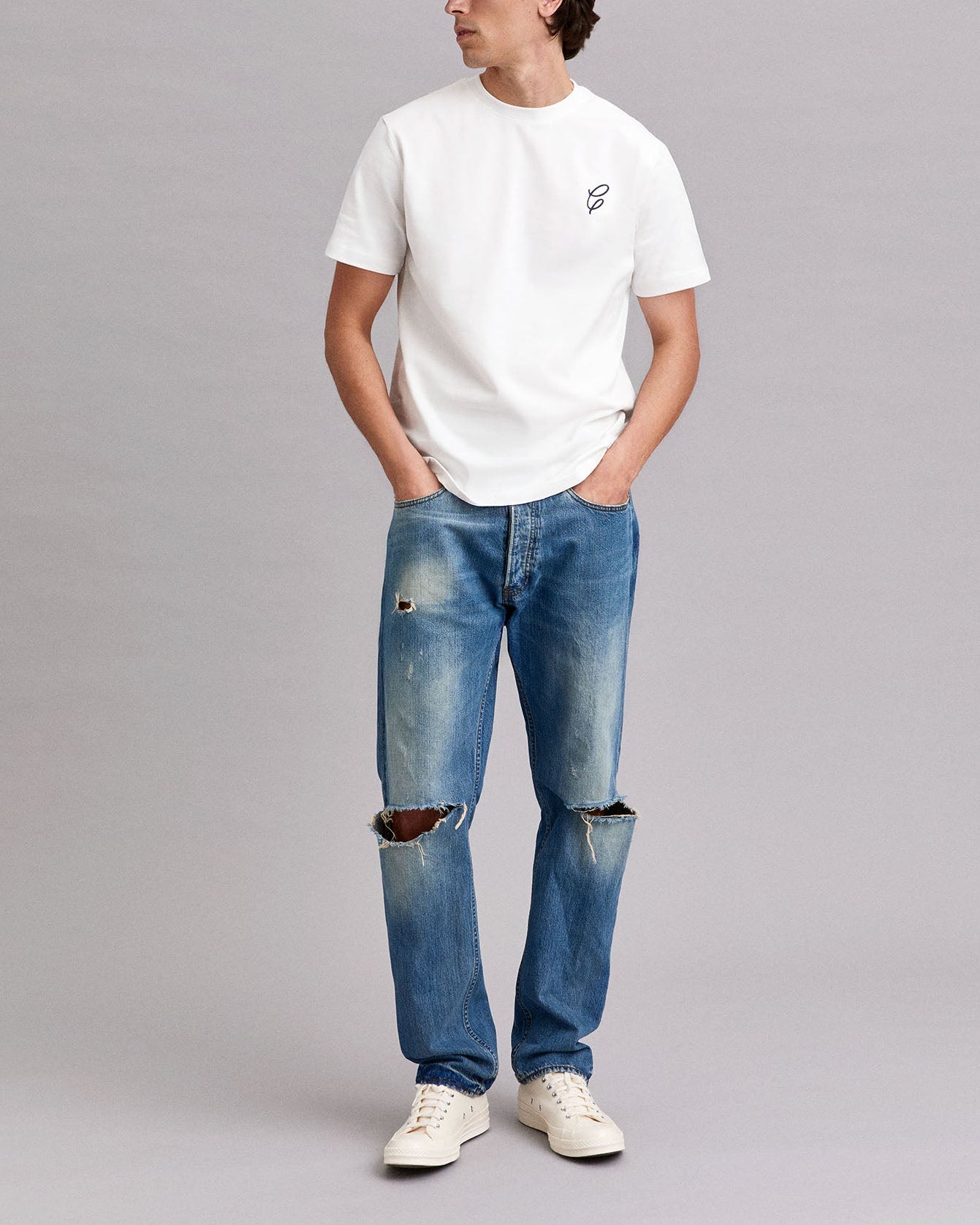 Offside G White Tee