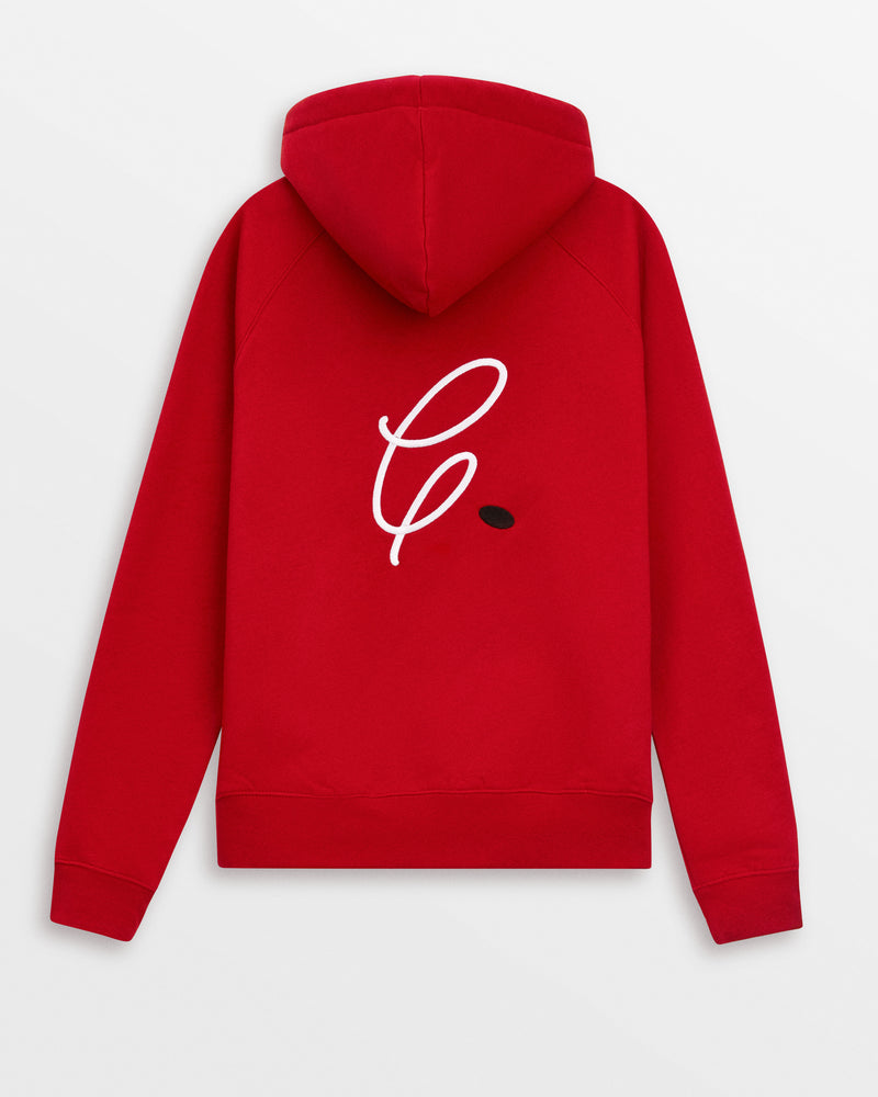 Effortless Red Hoodie