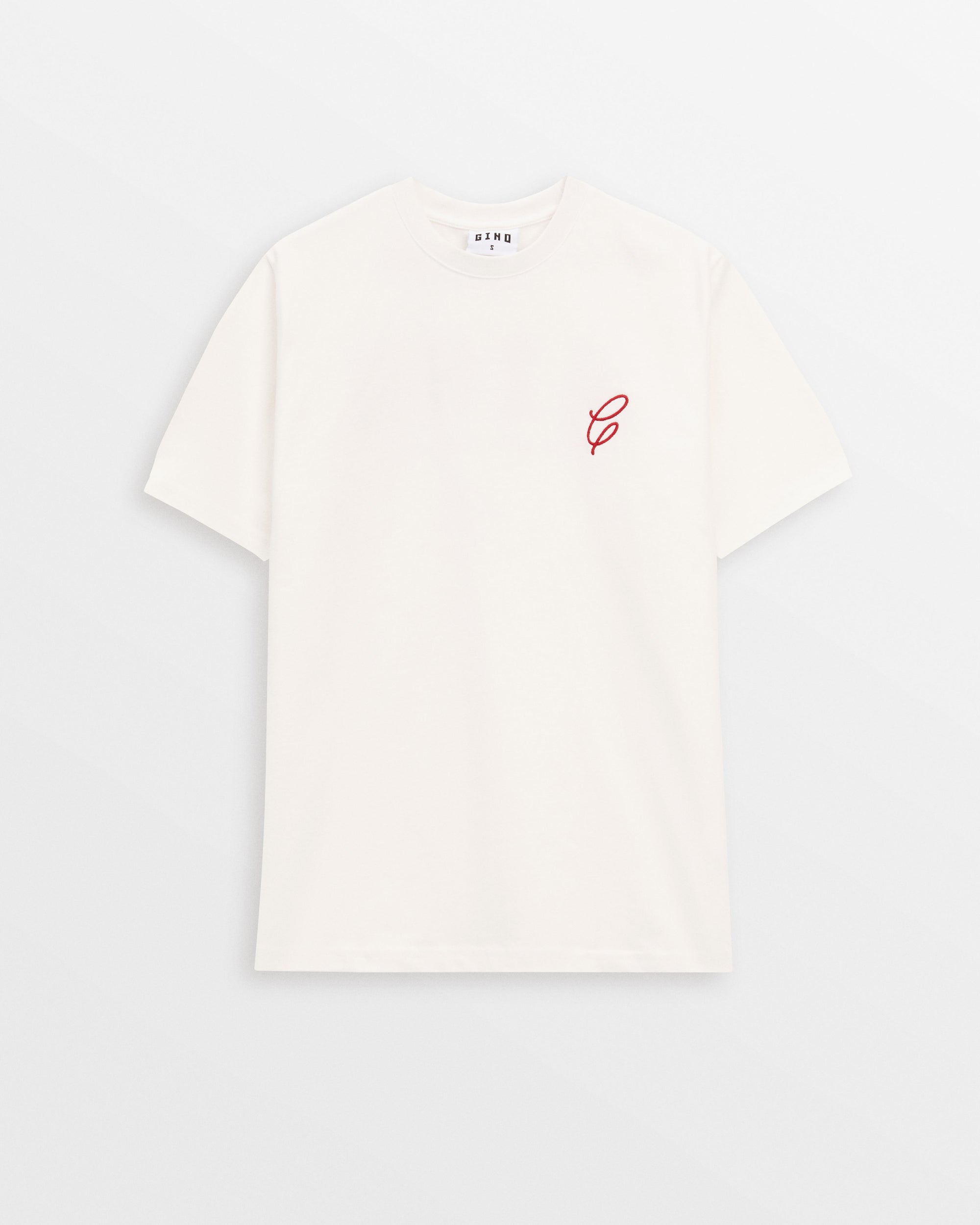 Signature G White Tee