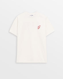 Signature G White Tee