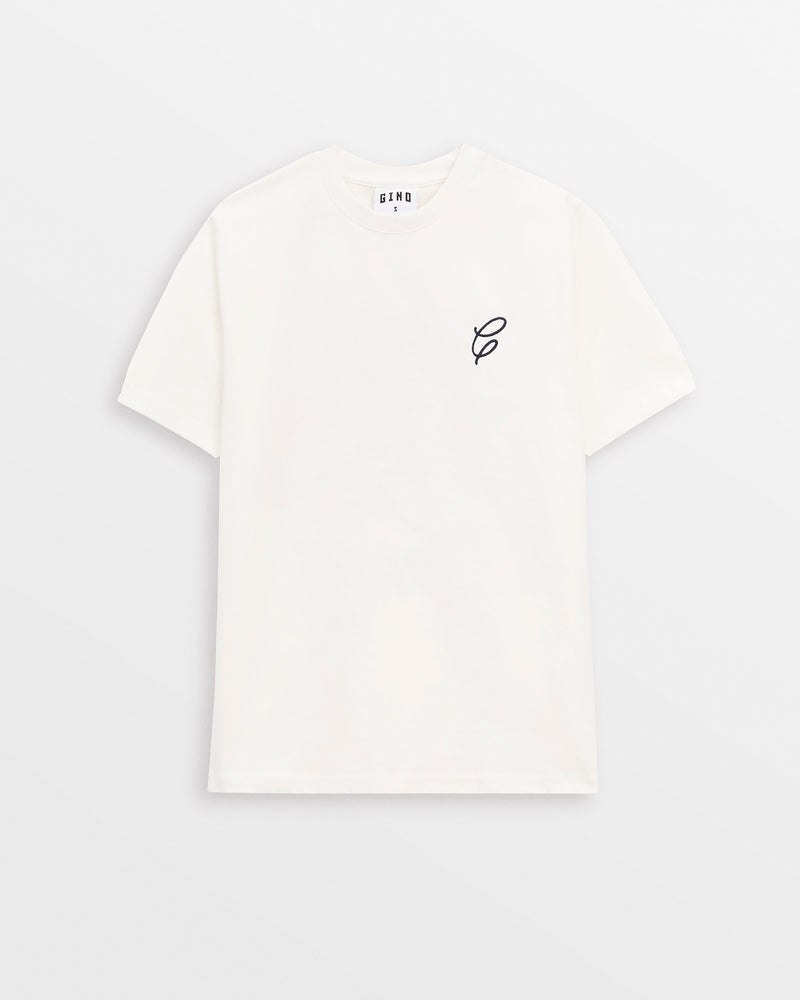 Effortless Print White Tee